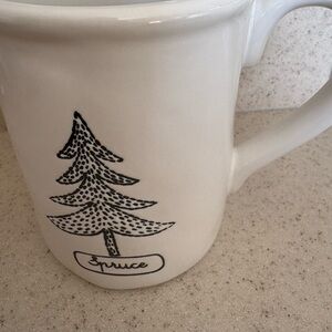 Spruce White Ceramic Mug